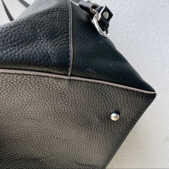 Lodis black pebbled leather tote bag - Picture 7 of 11
